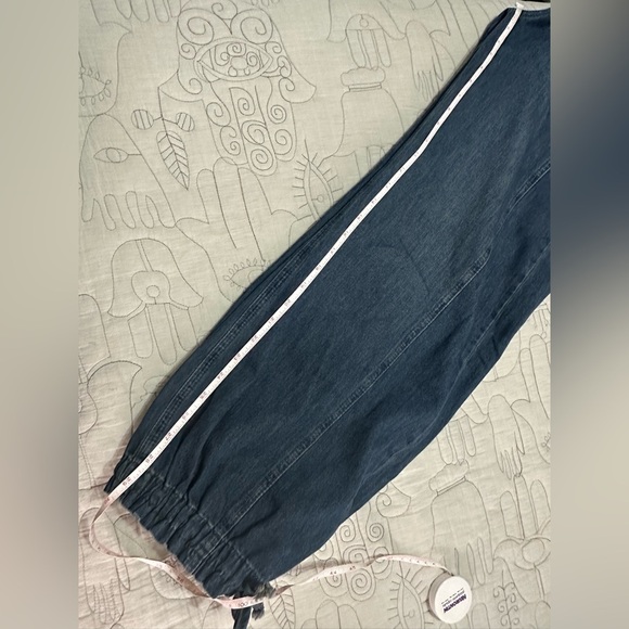 NWT We the Free x Free People Match Point Denim Jumpsuit S Slim Fit - Picture 13 of 14